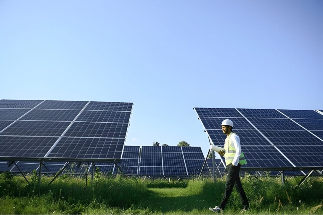 the image is about solar panel
