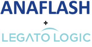 the image is bout anaflash and legito logics logo