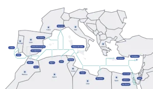 medusa map of cable system