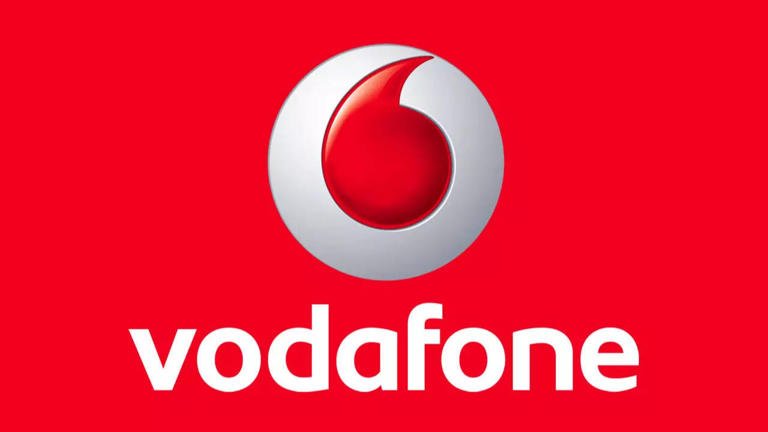 the image is about vodafone logo