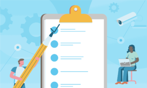 vector image explainign enterprises need 