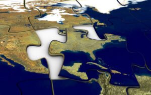 image about puzzle of earth