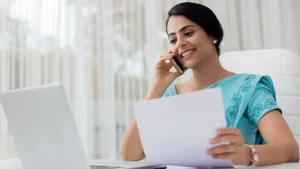 women speaking on mobile phone