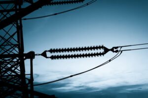 image about Electricity high voltage pole and sky