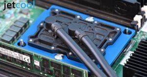 JetCool's advanced liquid cooling system designed for high-performance AI and HPC servers