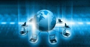 image about earth and computer