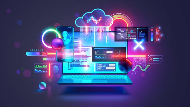 This image about graphic of laptop