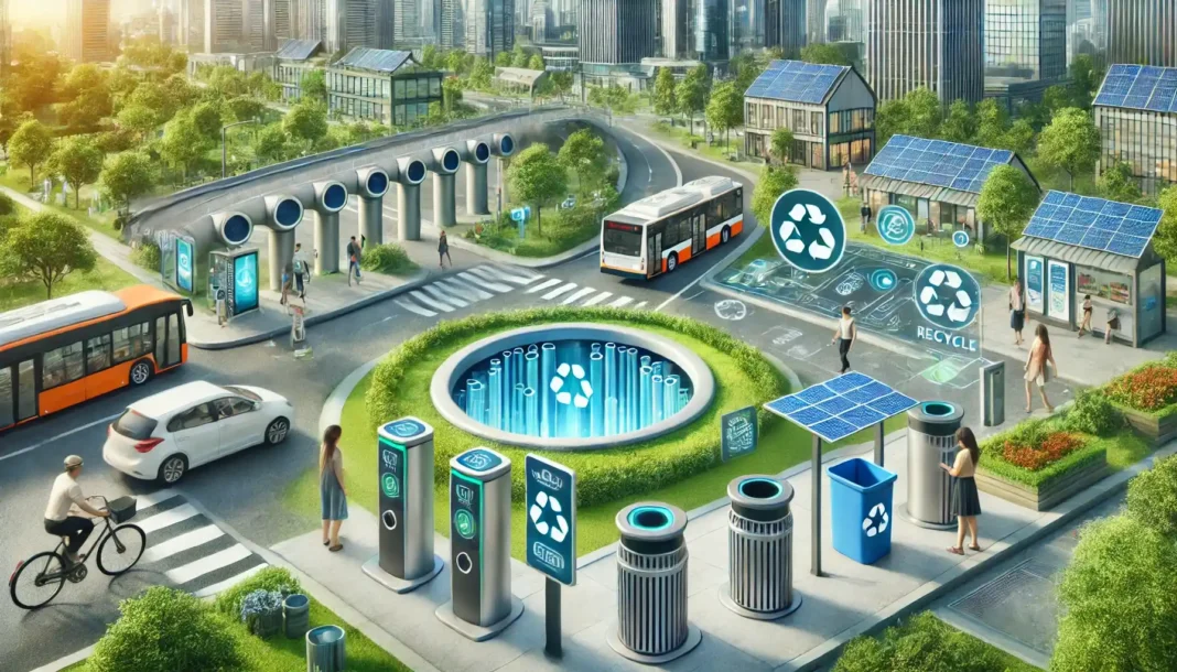 graphical image about waste management