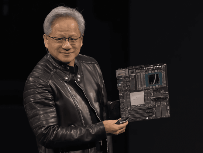man holding machine